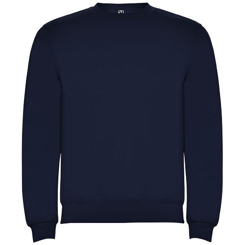 Pull ras du cou unisexe personnalisable 280gr Clasica ROLY Bleu marine
